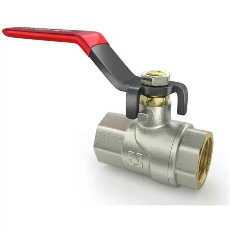 Кран кульовий RAFTEC 1 1/4" ВВ, DN32, CBH-04, ручка, RED
