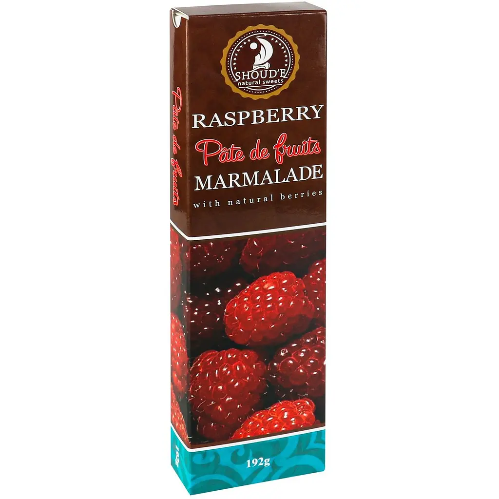 Мармелад Shoud'e Pate de Fruits Raspberry 140 г (699789) - фото 2