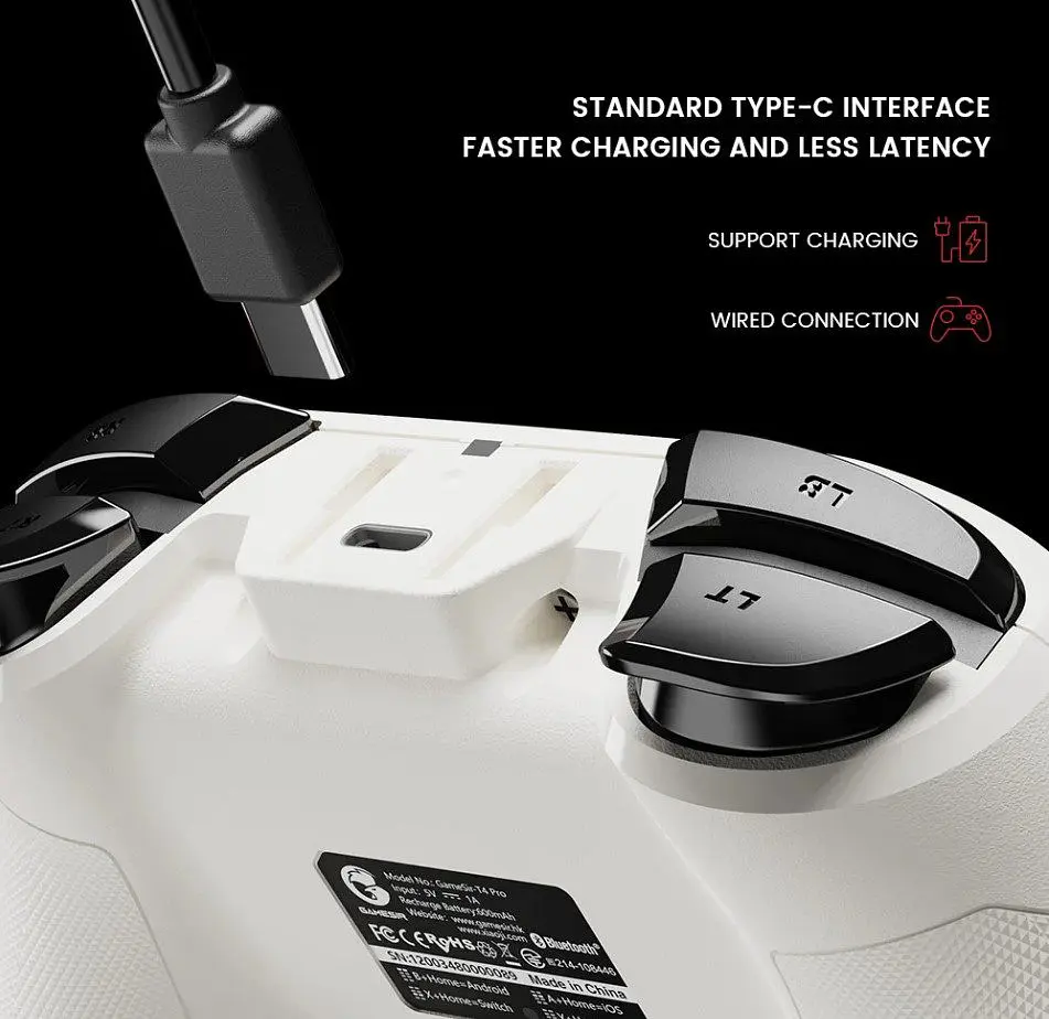 Геймпад джойстик для смартфона GameSir T4 Pro White MFi Multi-platform Game Controller - фото 12