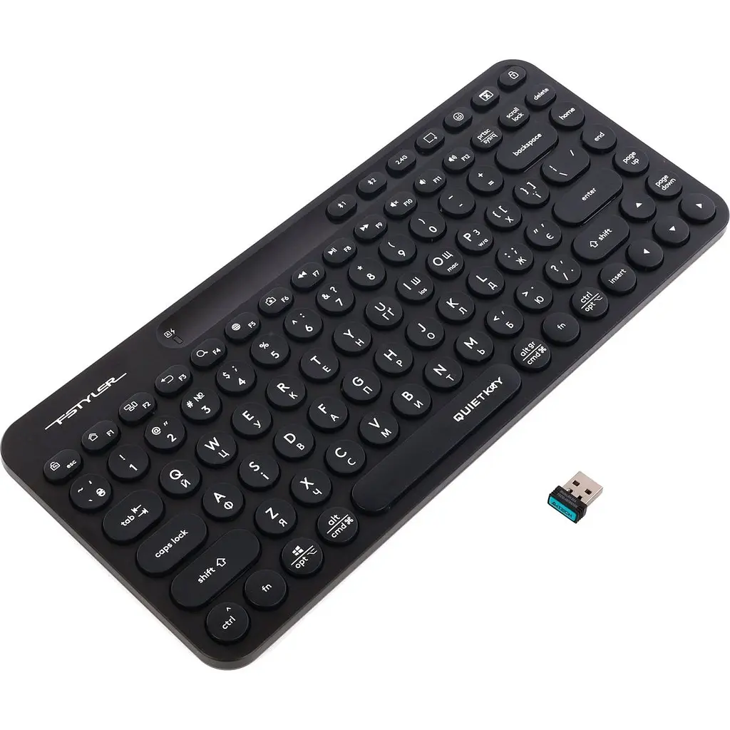 Клавиатура A4Tech Fstyler FBK36C AS Black [132502] - фото 2