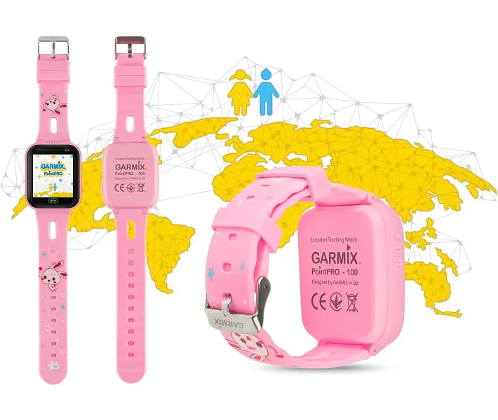 Детские смарт-часы Garmix PointPRO-100 WiFi Pink - фото 3