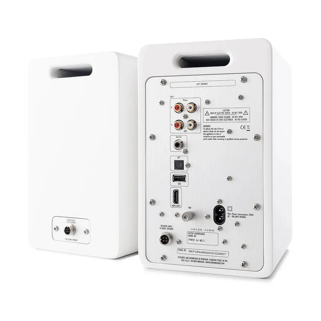 Повна активна мультимедійна акустика Argon Audio Forte A4 Wi-Fi White - фото 2