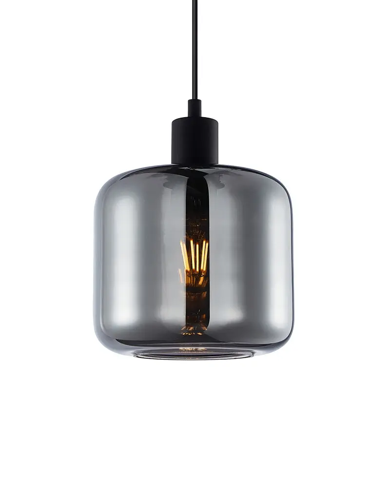 Подвесной светильник, люстра Italux PND-74920-1-BK-SG Maluna E27 1x40W IP20 Черный - фото 3