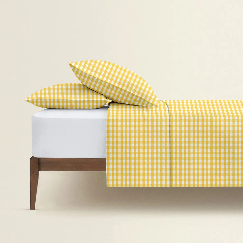 Підковдра двоспальна 180х220 YELLOW CHECK COSAS (4822052401804) - фото 2