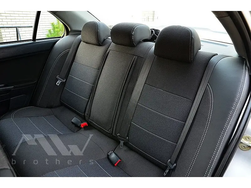 Авточохли модельні MW Brothers для Mitsubishi Lancer X c 2007 - фото 7