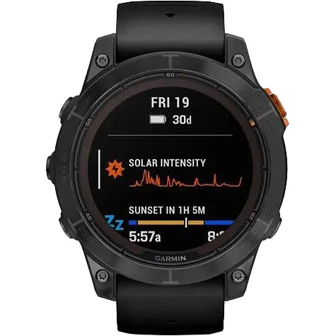 Смарт-годинник Garmin Fenix 7 Pro Solar Slate Gray w. Black Band (010-02777-00/01) - фото 6