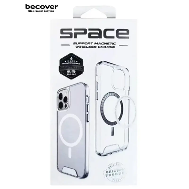 Чохол до мобільного телефона BeCover Space Case Apple iPhone 17e Transparent (715143) - фото 5