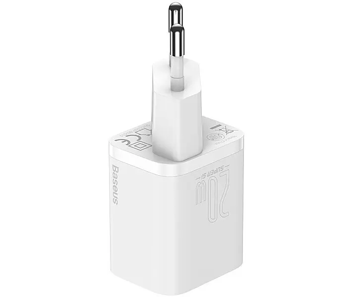 Зарядний пристрій для Apple серій 8 12 Baseus Super Si 20 W USB-C (CCSUP-D02) білий - фото 4