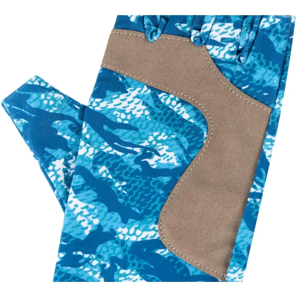 Рукавички Favorite Solar Fishing Gloves 5 Cut L/XL к:white/blue - фото 3