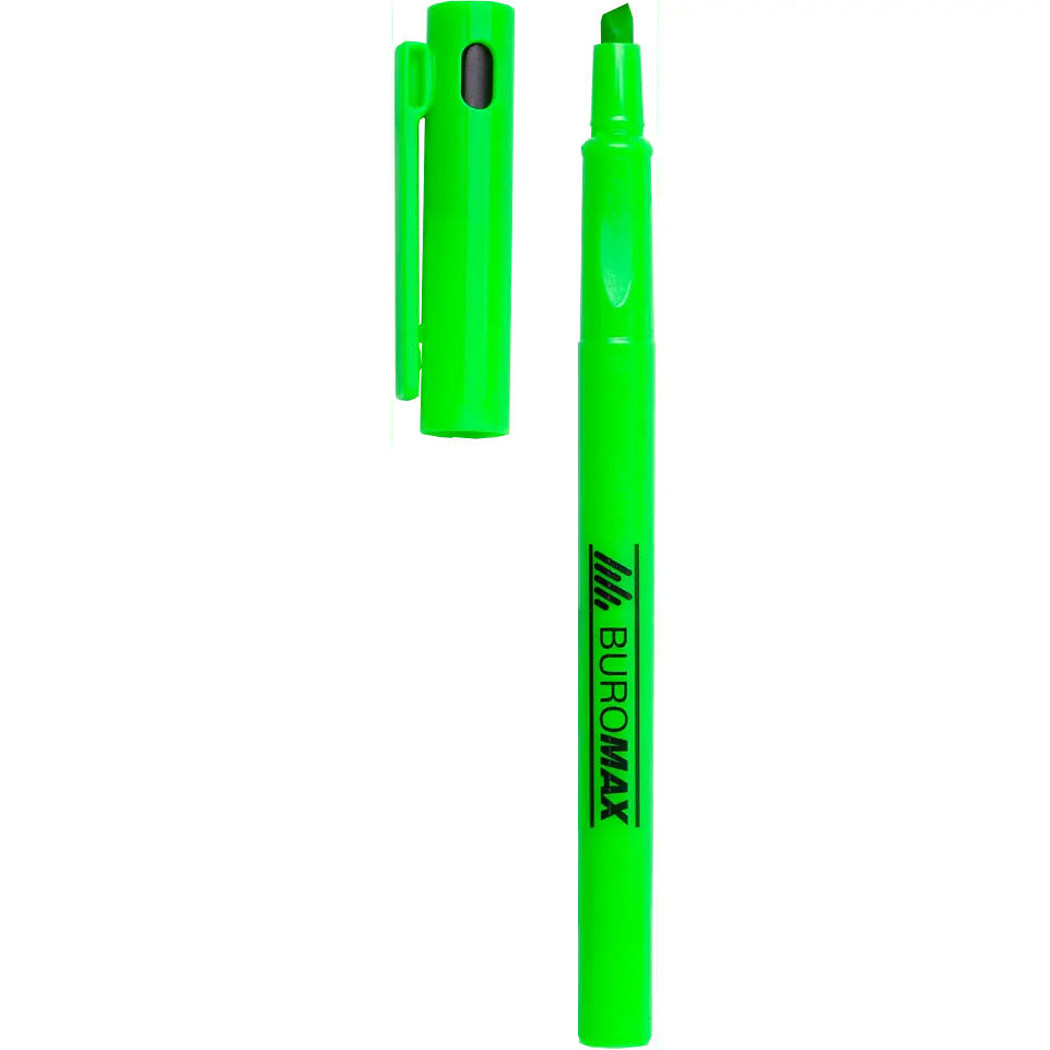 Текст-маркер Buromax Neon тонкий зелений (BM.8907-04) - фото 2
