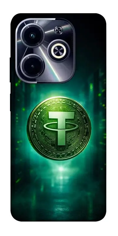 TPU чохол Demsky Usdt для Infinix Hot 40i