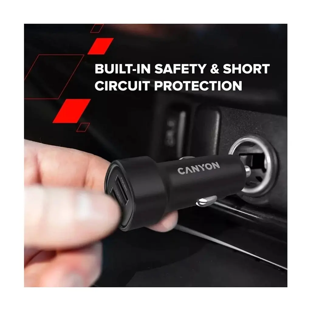 Зарядное устройство для Canyon 2xUSB 24W black (CNE-CCABR2AA) - фото 9
