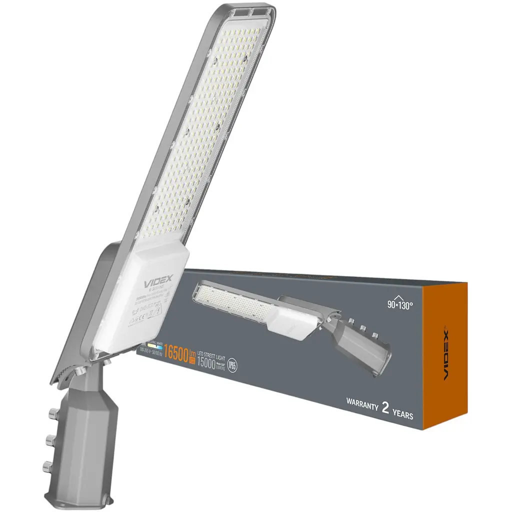 LED ліхтар вуличний Videx IP65 SLE17 150W 16500Lm 5000K 220V (VL-SLE17-1505) - фото 4