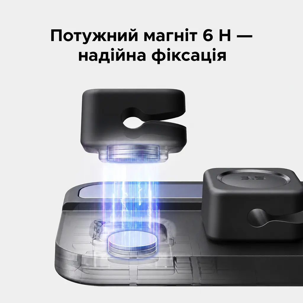 Магнітний настільний органайзер для кабелів UGREEN LP987 1 база та 6 кліпс 3 кліпси під діаметр 3,5 мм та 3 під 4,5 мм тримач дротів зі знімними кліпсами з клейким кріпленням основи для кріплення також під стільницею або на вертикальній поверхні чорний зі світло-сіро-лавандовою вставкою (45097) - фото 8