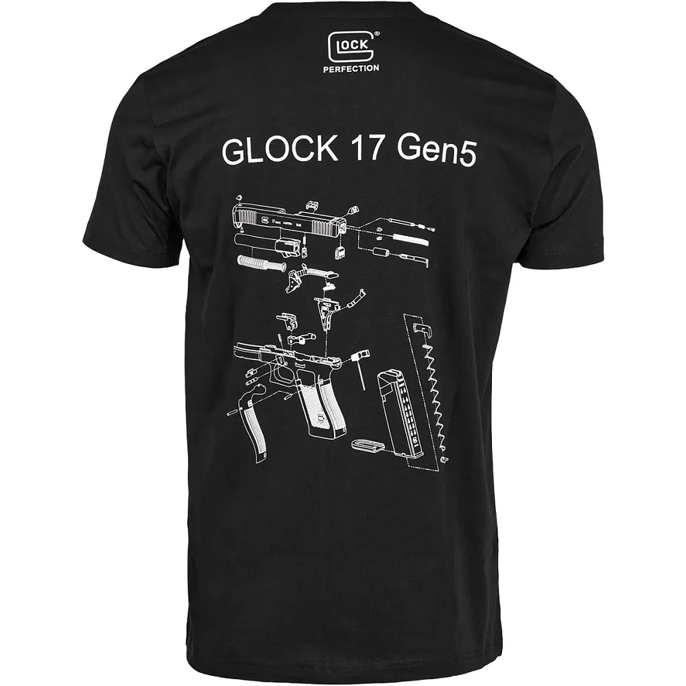 Футболка Glock Engineering Gen5 BT M Men Black - фото 3