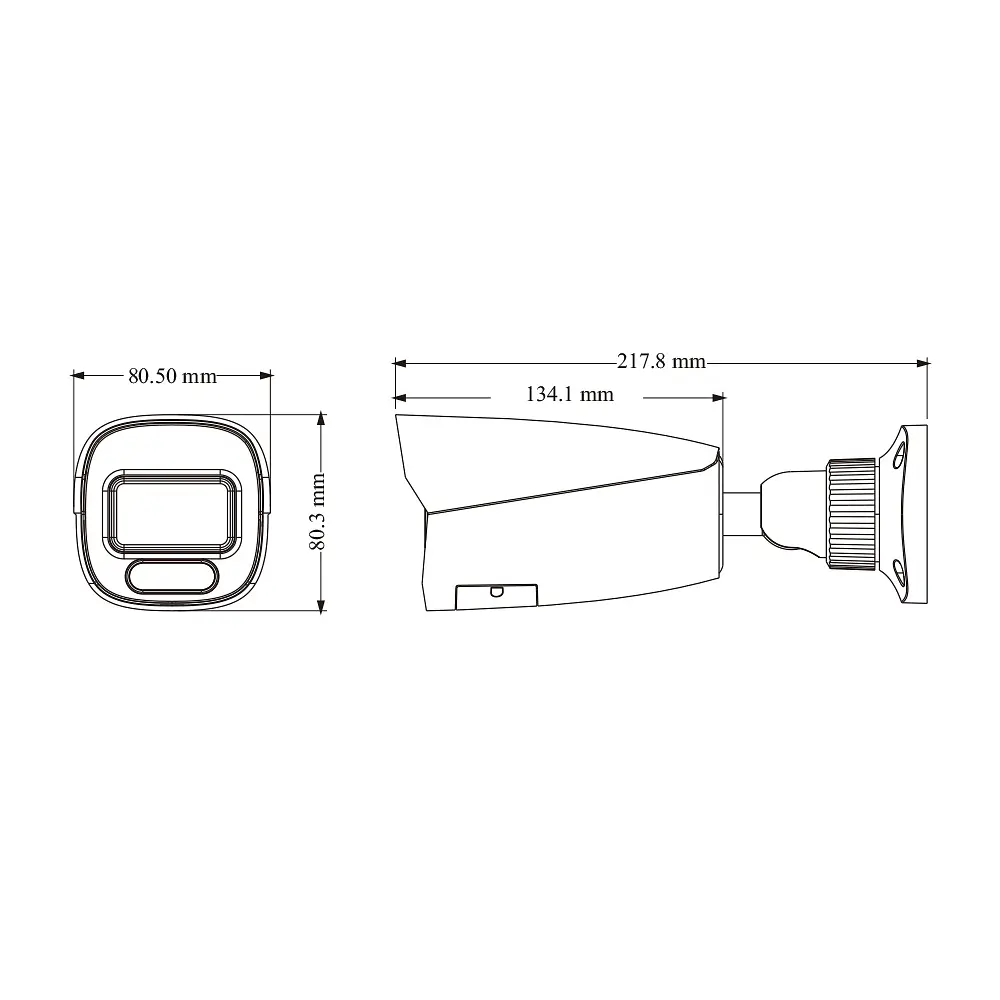 IP-видеокамера 4Mp TVT TD-9442C4(PE/WR2) Full Color f=2.8mm с микрофоном (77-00441) - фото 2