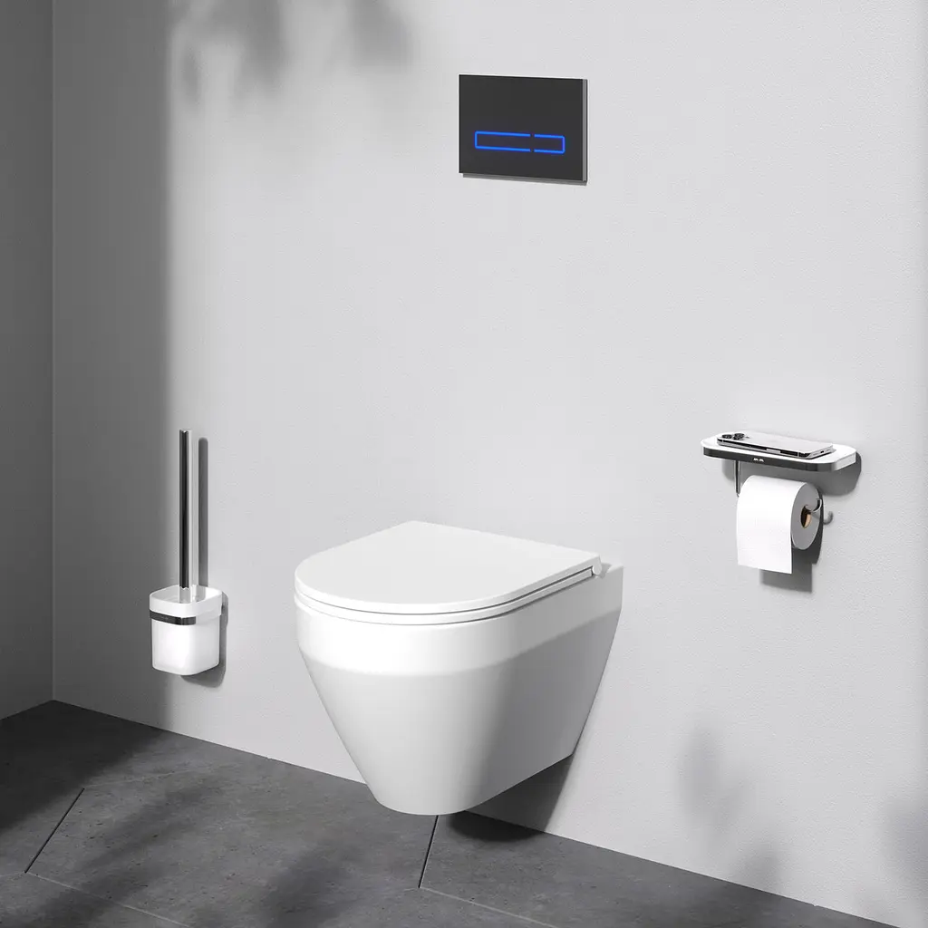 Унітаз підвісний AM.PM Spirit V2.0 AquaSpin із сидінням з мікроліфтом white CSB1900SC - фото 2