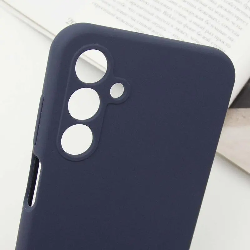 Чехол Lakshmi Silicone Cover Full Camera AAA with Logo для Samsung Galaxy A15 4G/5G/M15 5G Темно-синий/Midnight blue - фото 6