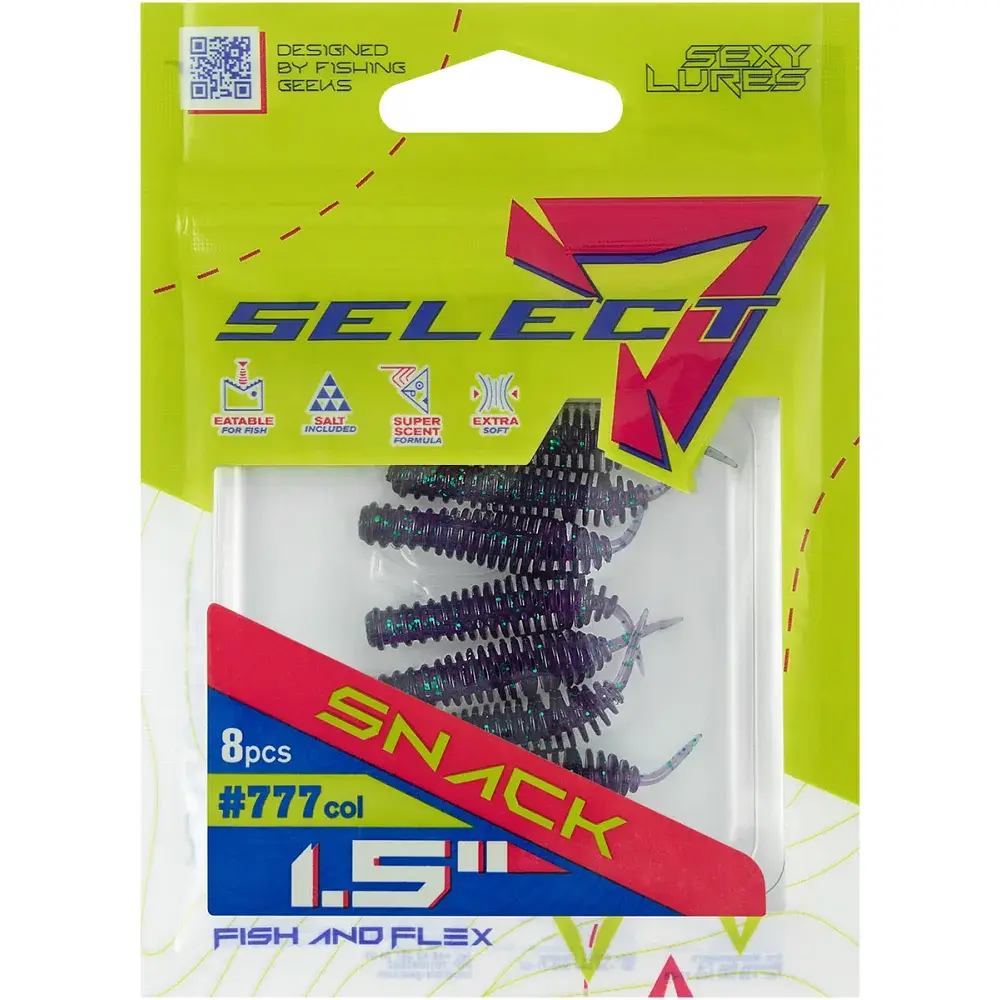 Силикон Select Snack 1.5" 777 FE (8 шт/уп) - фото 2
