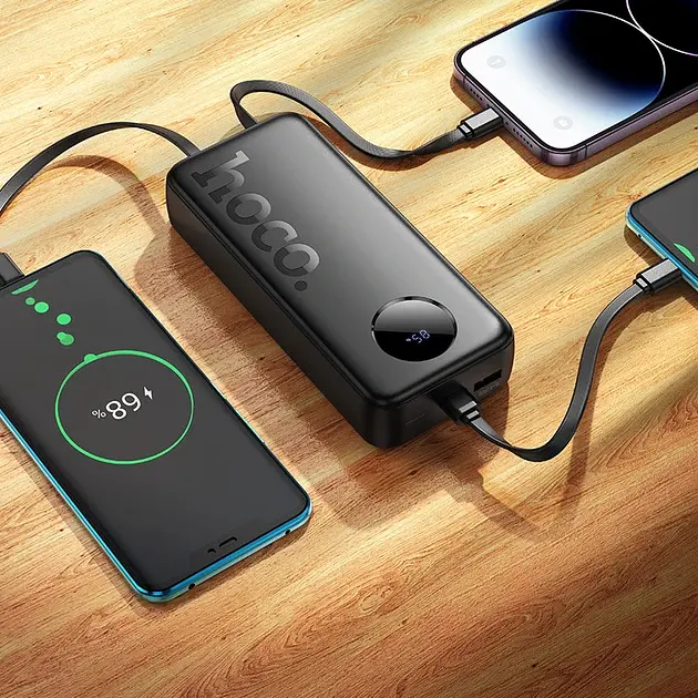 Портативна батарея Power Bank Hoco J132A Sabio 22.5W+PD20W 20000mAh Black - фото 6