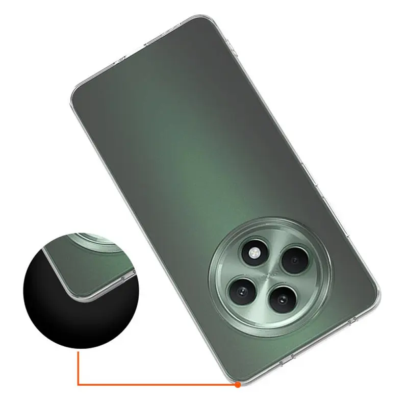 TPU чехол Epic Transparent 1,5mm Full Camera для Oppo Reno 12 F 4G/5G - фото 3