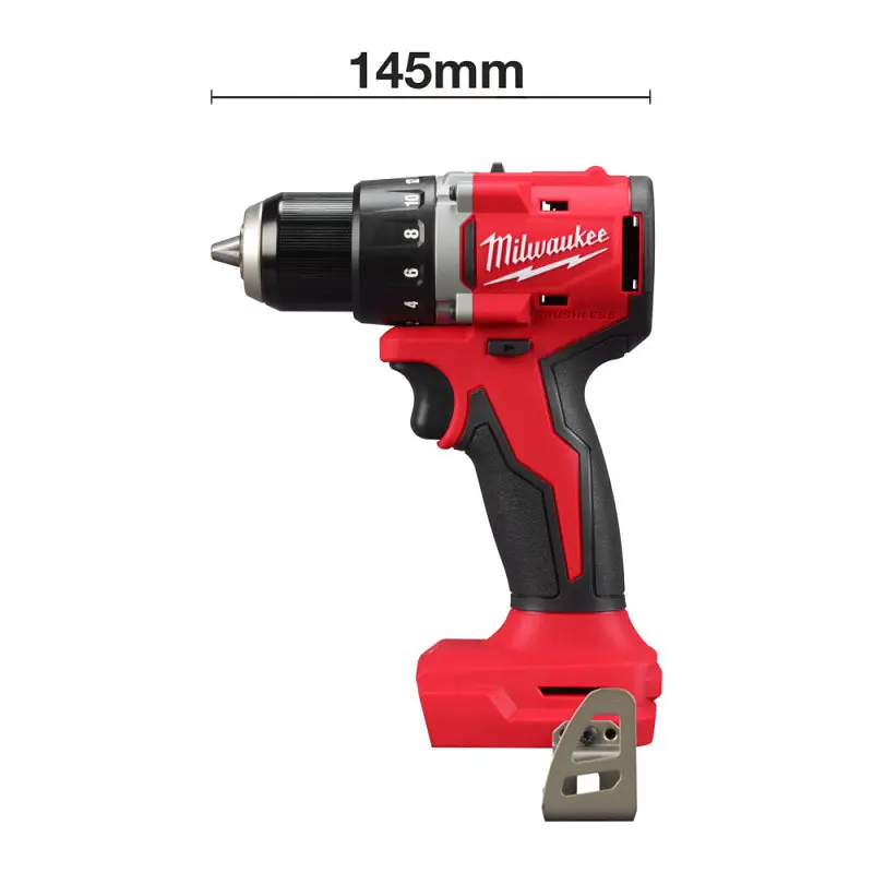 Дриль-шуруповерт акумуляторний безщітковий MILWAUKEE, M18 BLDDRC-202С, 60.5Нм (ЗУ, 2х2Аг, кейс) - фото 4