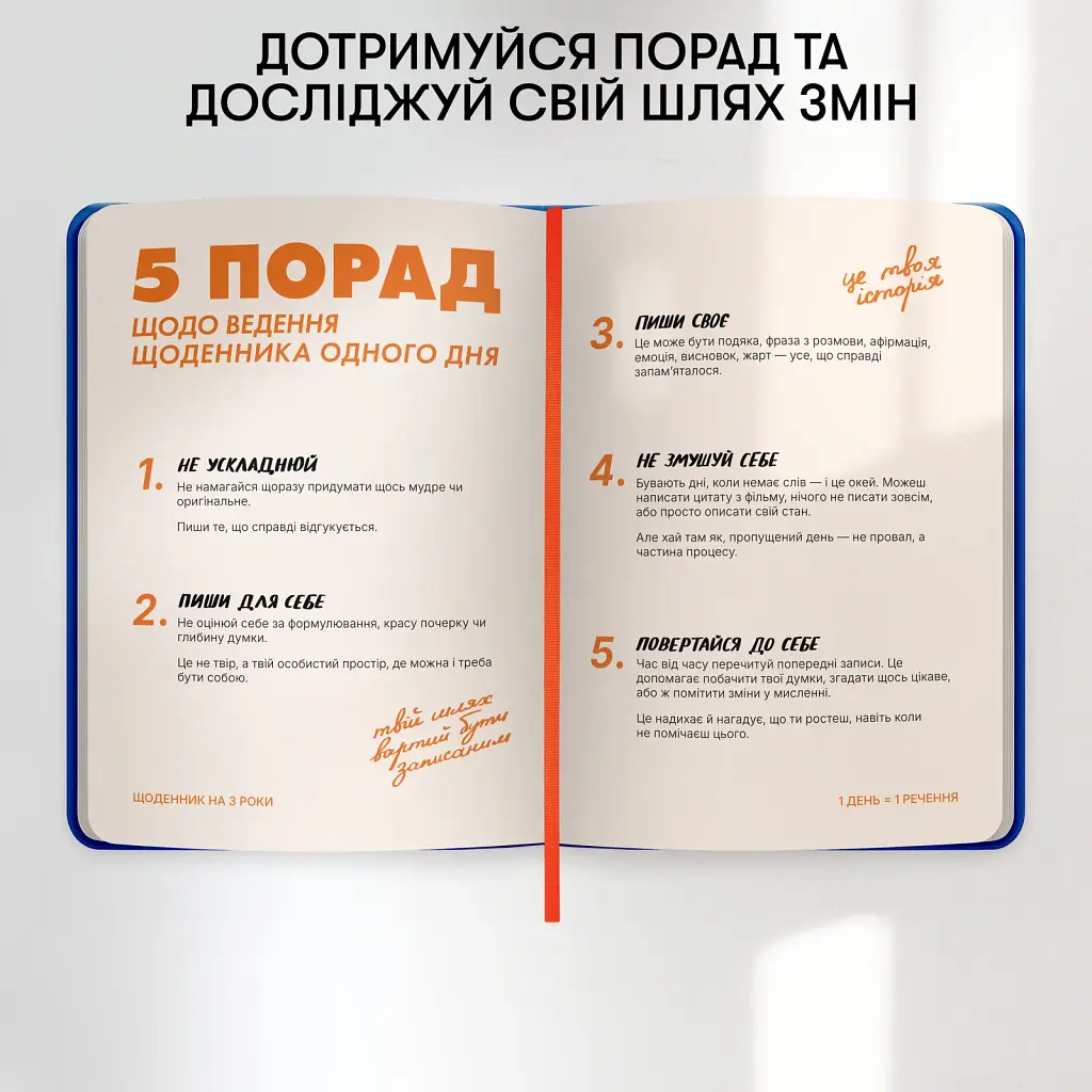 Щоденник на 3 роки «Колекція моїх думок» синій - фото 7