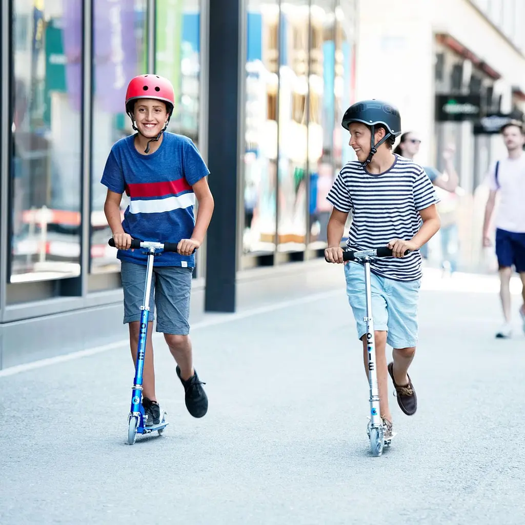 Самокат MICRO серії "Sprite Special Edition" – САПФІРОВИЙ СИНІЙ (до 100 kg, двоколісний) Micro SA0084 - фото 7