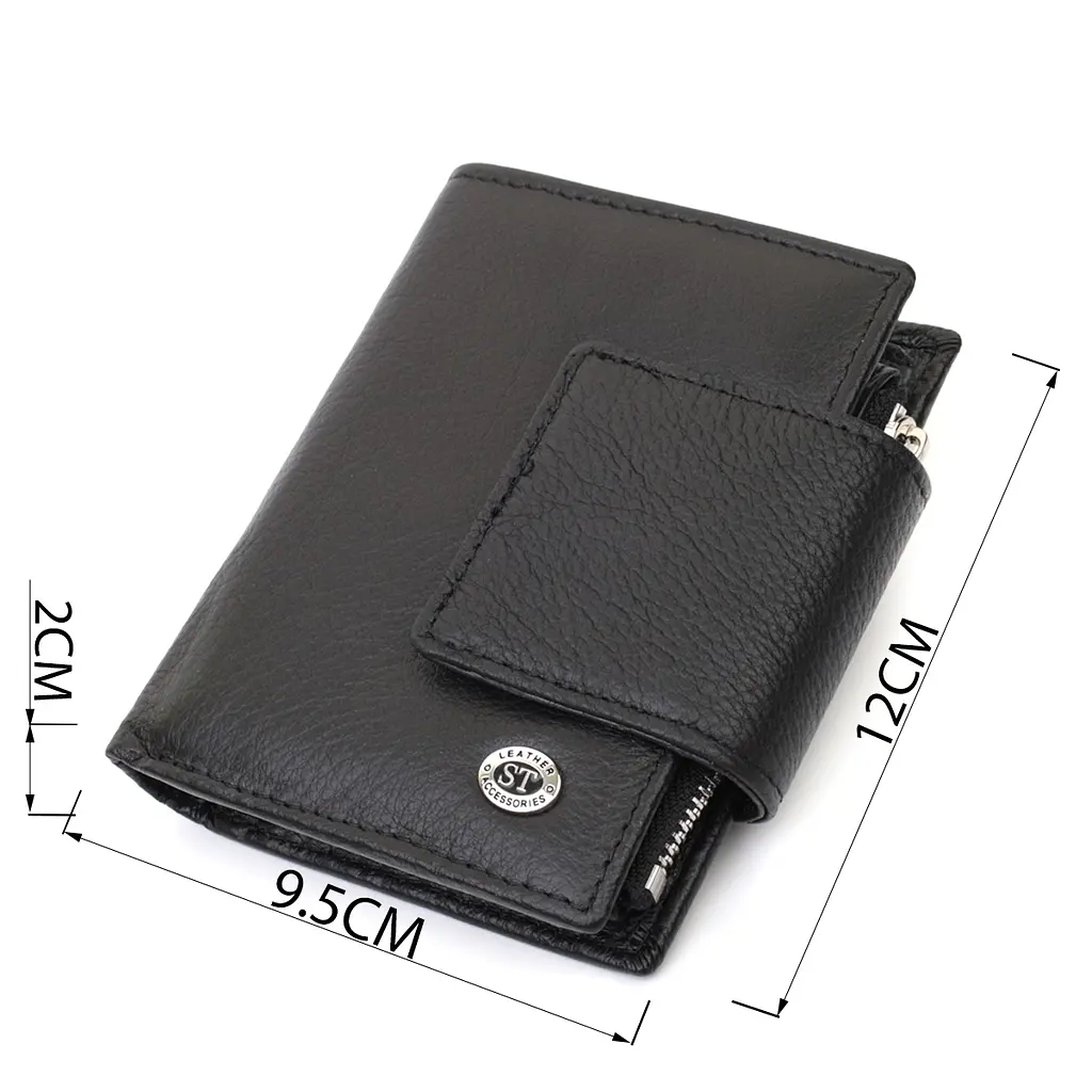 Жіночий шкіряний гаманець ST Leather 9.5х12х2 см acs0029417 - фото 3