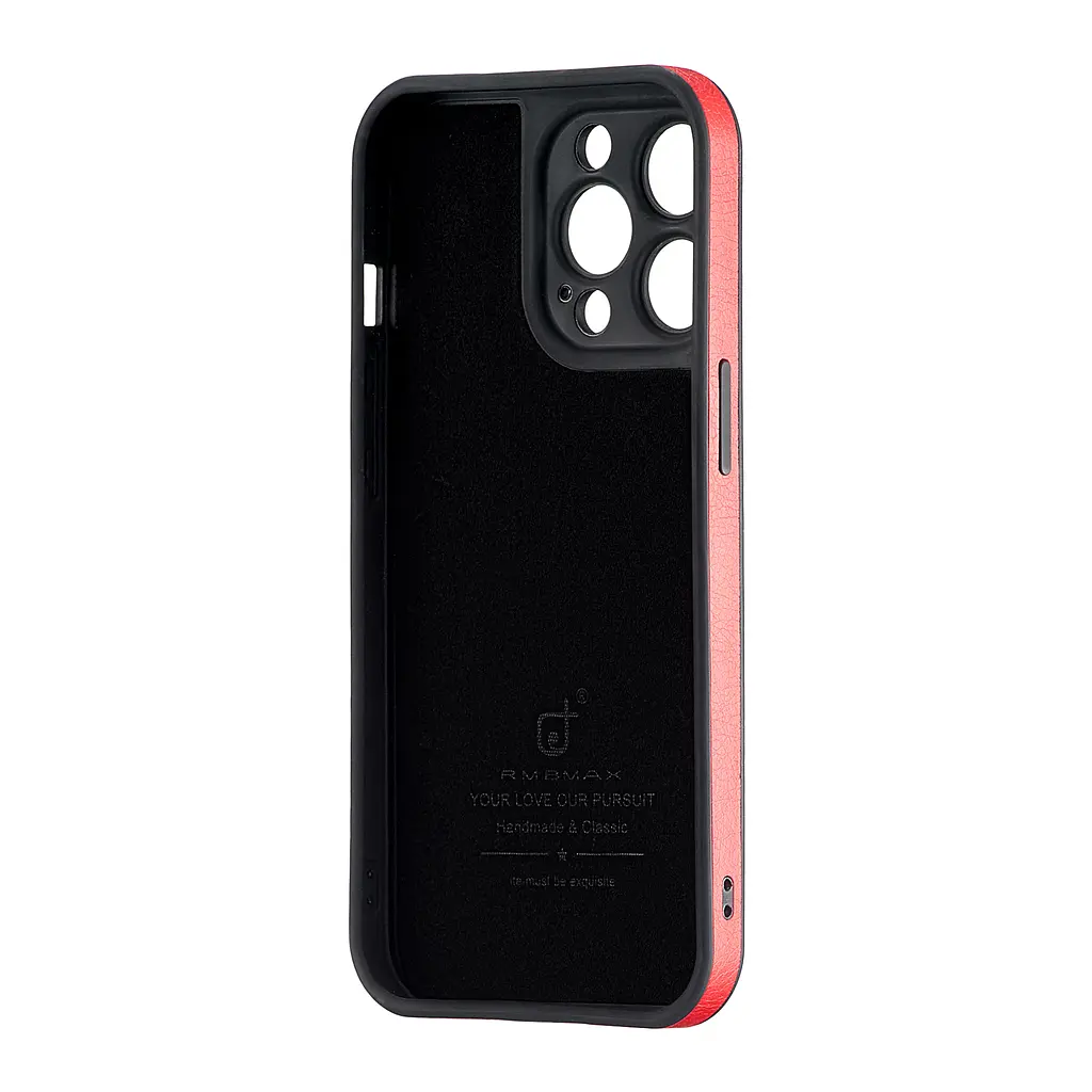 Чохол Jinduka Leather Protected Camera iPhone 13 Pro Red - фото 3