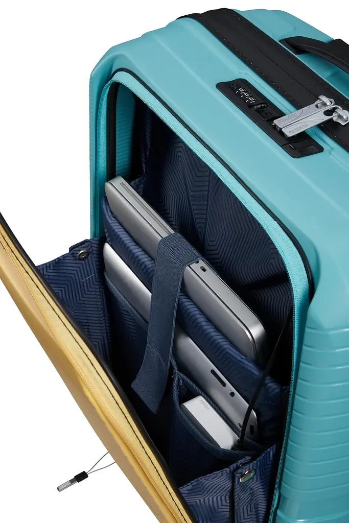 Чемодан American Tourister AIRCONIC SURF BLUE/YELLOW 55x40x23 55 См 88G*31005 - фото 3
