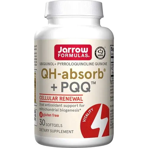 Вітаміни та мінерали Ubiquinol QH-Absorb + PQQ, 30 капсул Jarrow Formulas vit0004536