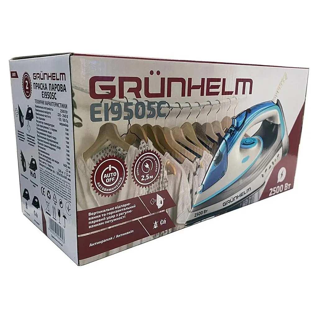 Утюг Grunhelm EI9505C - фото 3