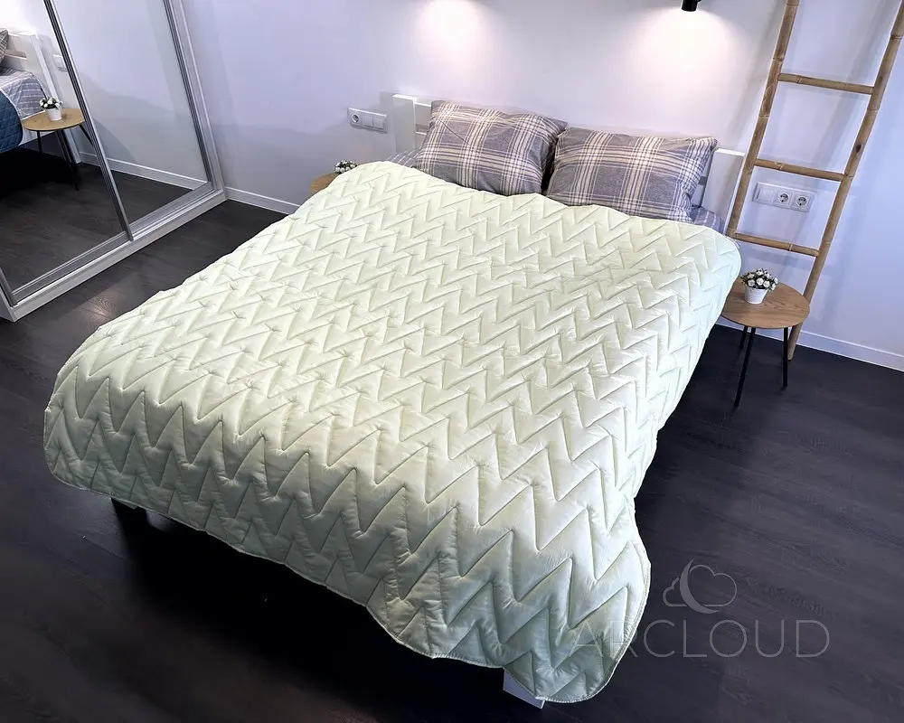 Ковдра зимова AR CLOUD Bamboo 140х205 у сумці + подушка AR CLOUD Bamboo з кантом 50х70 у сумці - фото 4