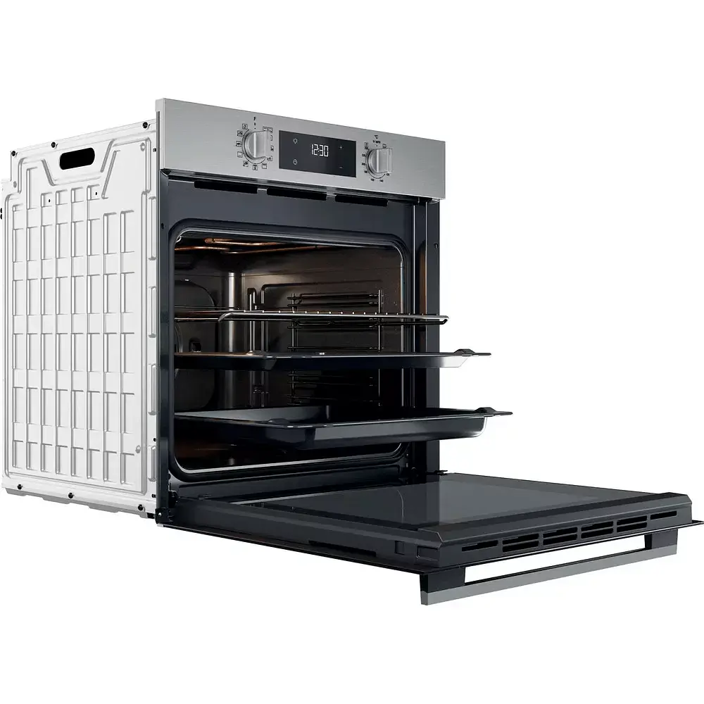 Духова шафа електрична Whirlpool 71 л A+ дисплей конвекція телескопічні напрямні нержавіюча сталь - фото 4