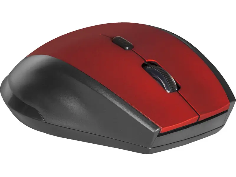 Миша Defender Accura MM-365 Wireless Red (52367) - фото 3