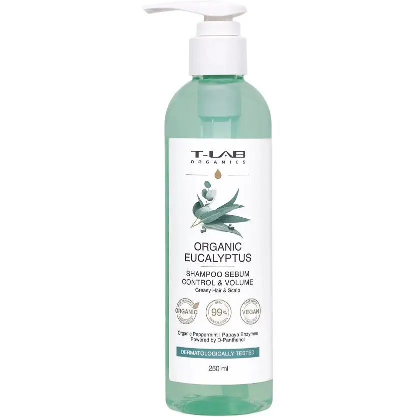 Подарочный набор T-LAB Organics Organic Eucalyptus Shampoo and Conditioner Set: шампунь 250 мл + кондиционер 250 мл (667235) - фото 2