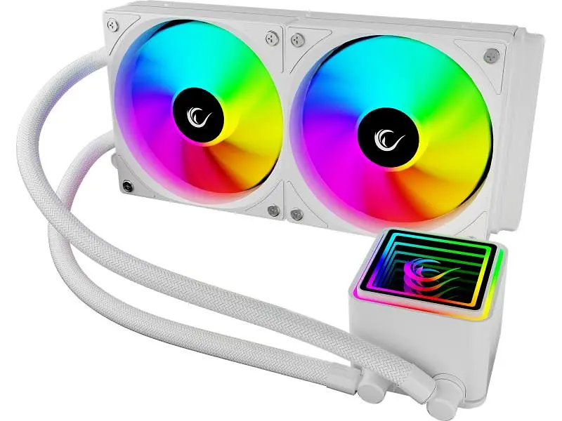 Водяне охолодження Rampage Infinite V240 ARGB White (INFINITEV240-WHITE) - фото 3