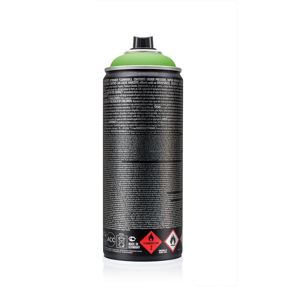 Аерозольна фарба Montana Black P6000 264429 зелений (Power Green) 400 мл - фото 2
