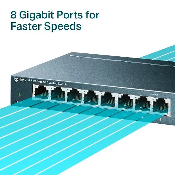 Комутатор TP-Link TL-SG108 [91878] - фото 6