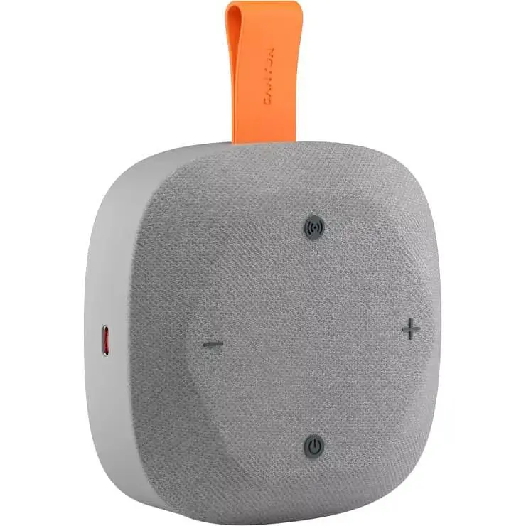 Портативна акустика Canyon HEXAGON 10 TWS 8W IPX5 Grey Orange (CNE-CBTSP10GO) - фото 4