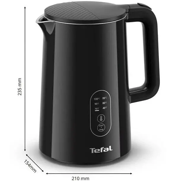 Чайник електричний Tefal Thermo Protect Control 1.5 л KO6518E0 (KO6518E0) - фото 4