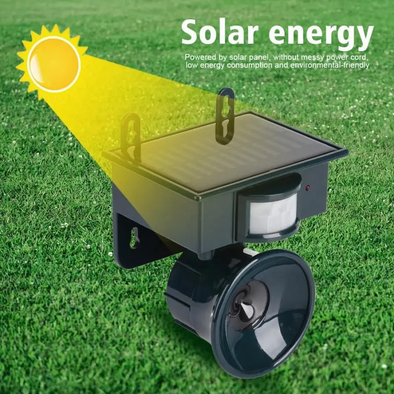 Ультразвуковой отпугиватель мышей и насекомых "Solar Pest Repeller NY 2002", ультразвук для собак, птиц (ST) - фото 2