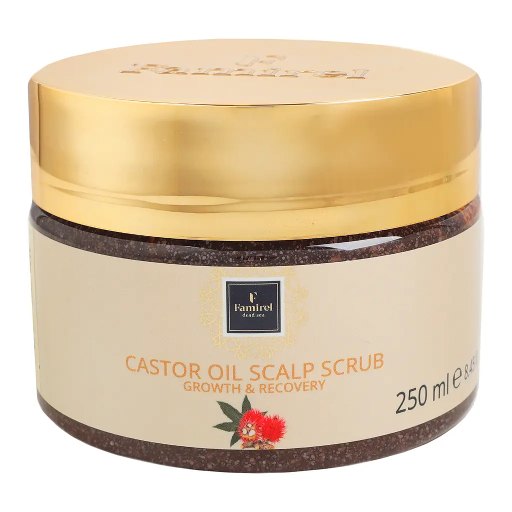 Скраб для шкіри голови Famirel Castor з касторовою олією 250 мл - фото 2