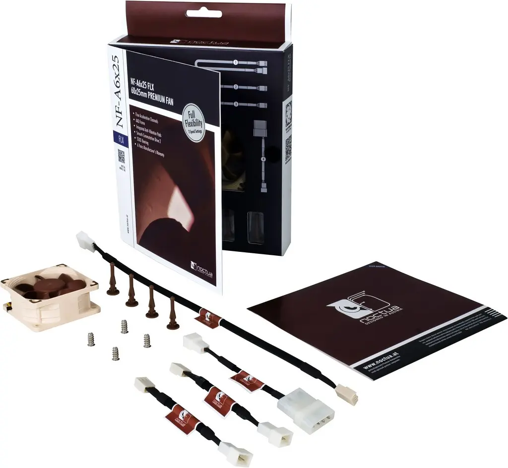 Вентилятор 60mm Noctua NF-A6x25 FLX - фото 4
