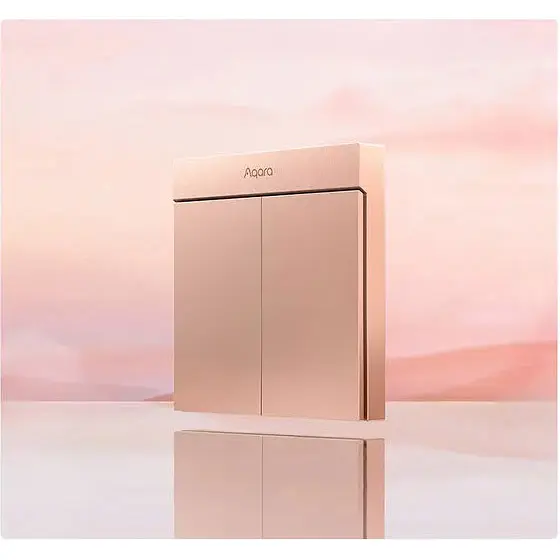 Умный выключатель Aqara H1M MARS-Tech Pink (ZNQBKG25LM) [107873] - фото 2