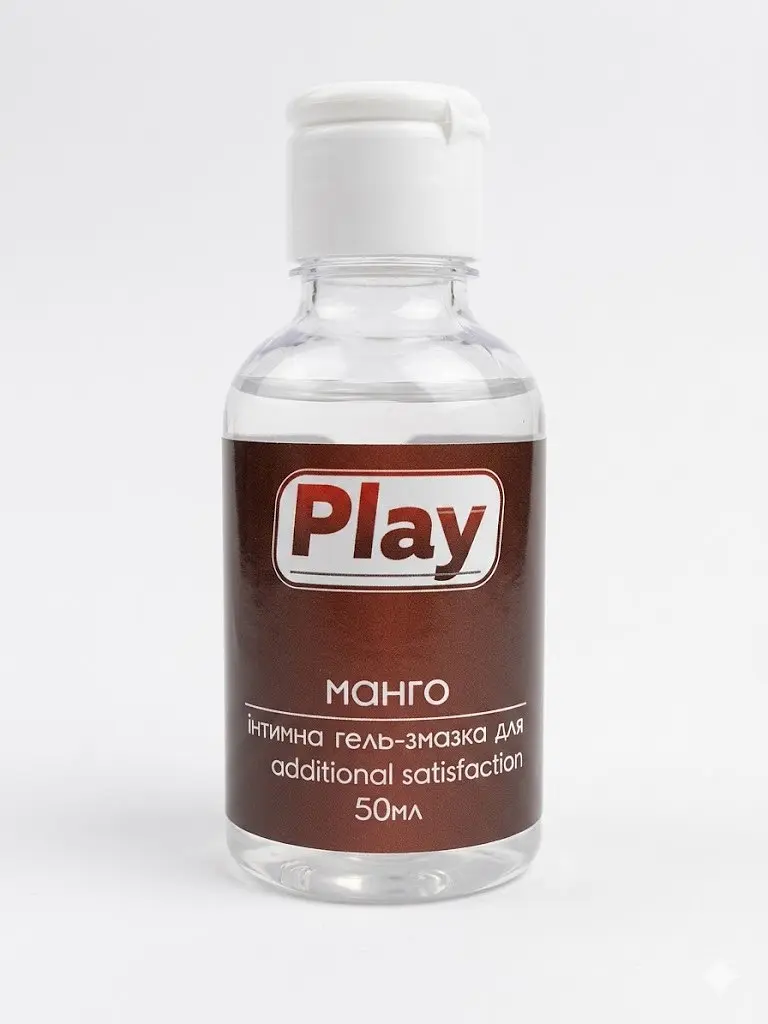 Їстівний лубрикант Play на водній основі для орального та вагінального сексу