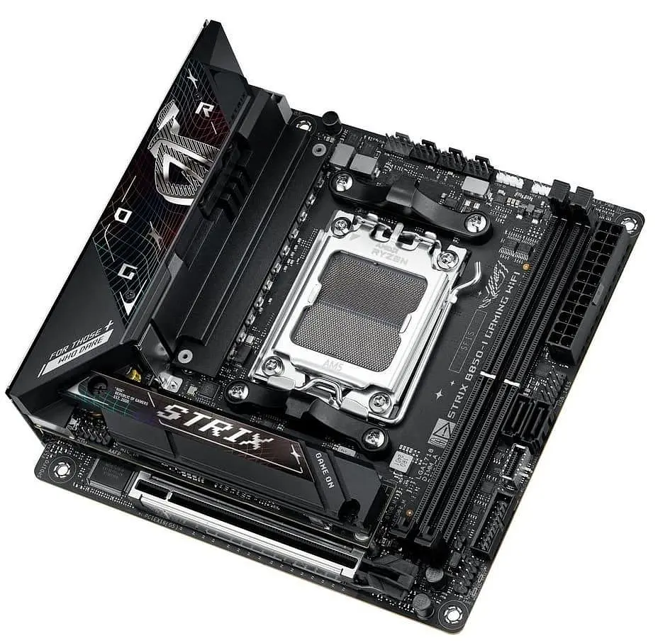 Материнська плата ASUS ROG STRIX B850-I GAMING WIFI (ROG STRIX B850-I GAMING WIFI) (Socket AM5, AMD B850, Mini-ITX) - фото 5