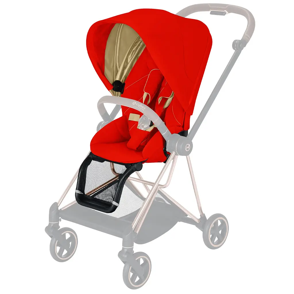 Комплект текстилю Cybex Mios Autumn Gold burnt red, червоний (520000837) - фото 1