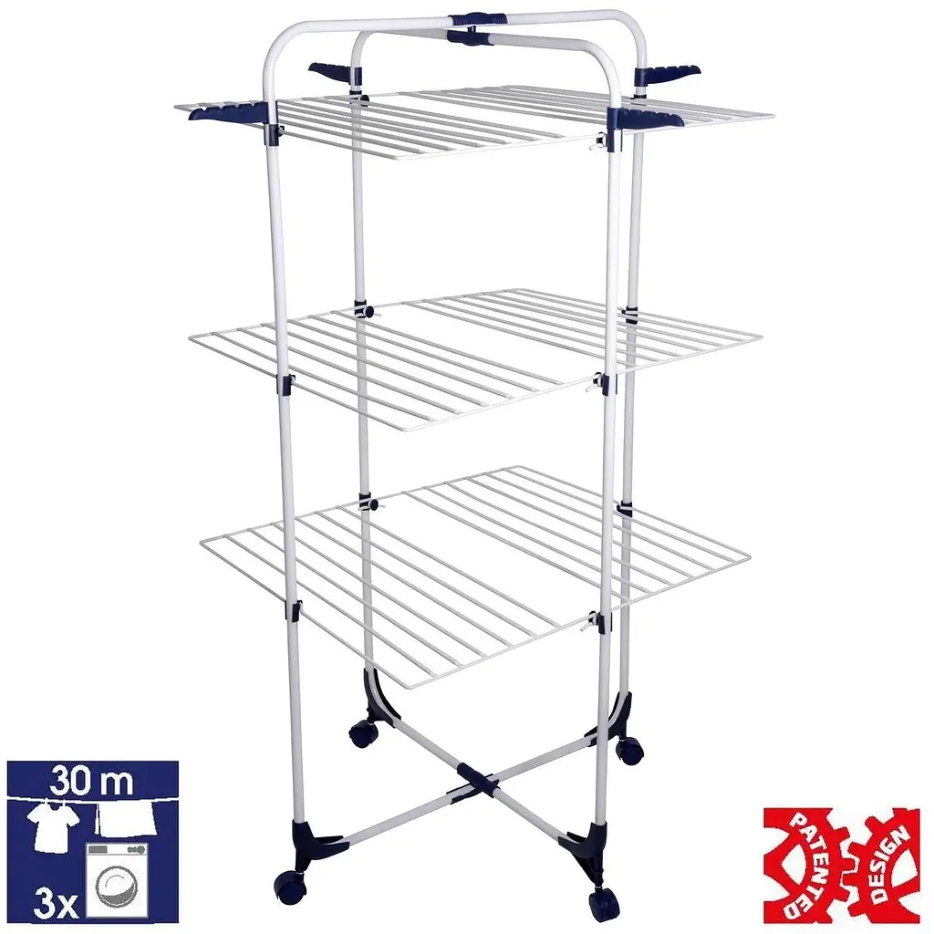 Сушка для белья напольная Casa Si Flamingo 3 White (CS92140H04) - фото 2
